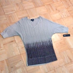 ABG ladies top size small tan, gold, black